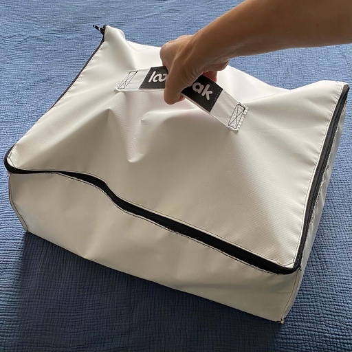 [LPPKTEX001] Reusable garment cover for delivery - variable dimensions